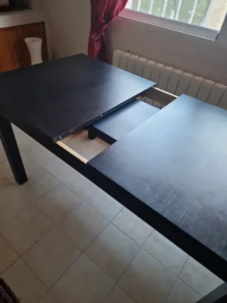 Mesa comedor extensible madera