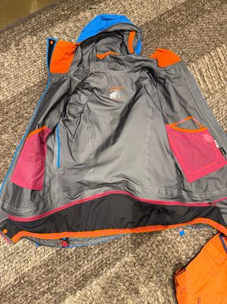 Traje de esquí mujer azul MAMMUT