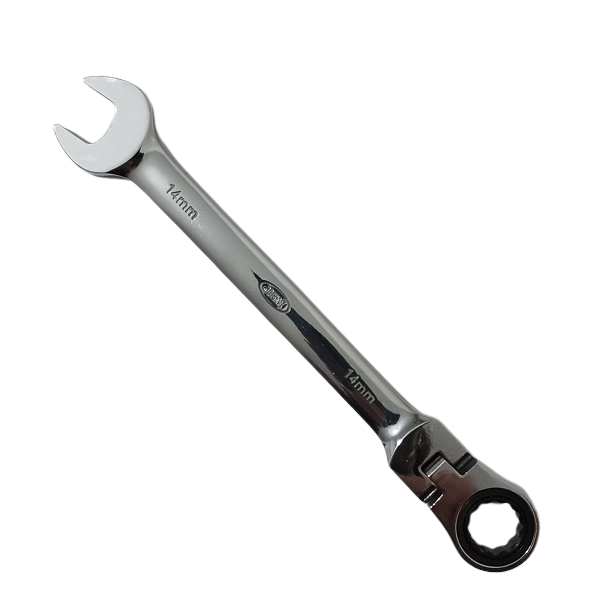 Llave combinada articulada carraca 14mm