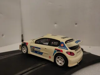 Scalextric Peugeot 206 Rally Blanco