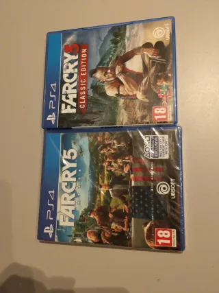 Far Cry 3 Classic Edition y Far Cry 5 PS4