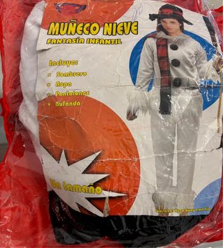Disfraz Muñeco Nieve Talla Única
