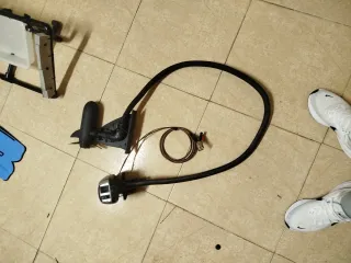 Motor eléctrico y Pato float tube Abu Garcia