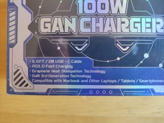 Caricatore verde 100W PD GaN - Sigillata