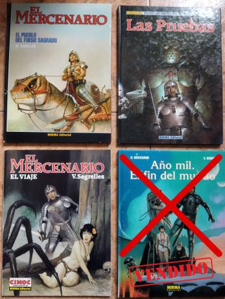Lote El Mercenario - Vicente Segrelles