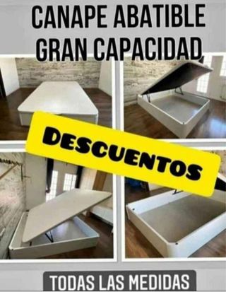 Canapé abatible y Colchón