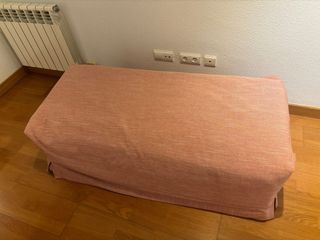 Puff cama matrimonio rosa