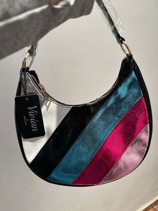 Bolso Vivian Negro y Multicolor