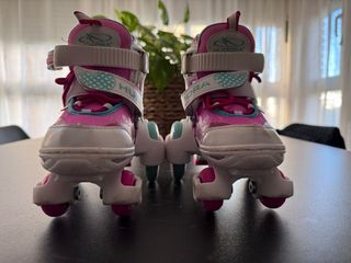 Patines Hudora 3 Ruedas Niña Rosa