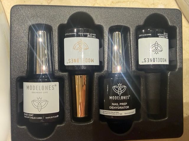 Kit manicura semipermanente Modelones 4x10 mls