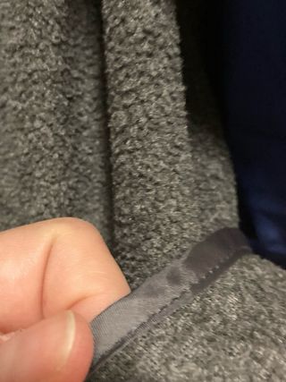 Chaqueta azul con forro