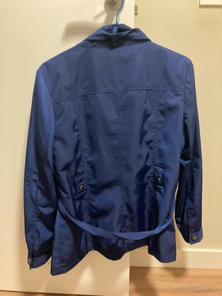 Chaqueta azul con forro