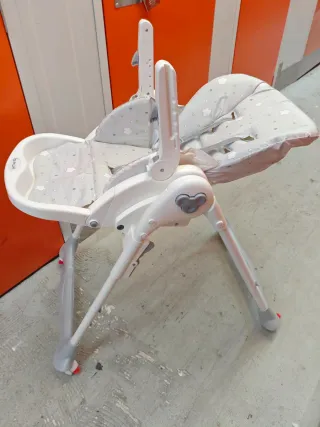 Trona bebe Brevi B Fun 279 + protector de bandeja