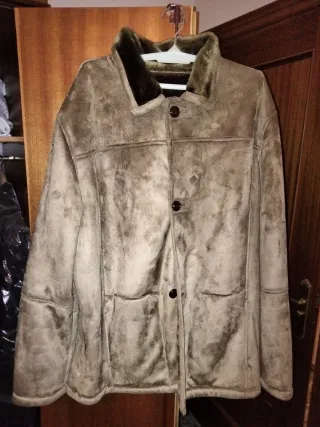 Chaqueta hombre ante y pelo