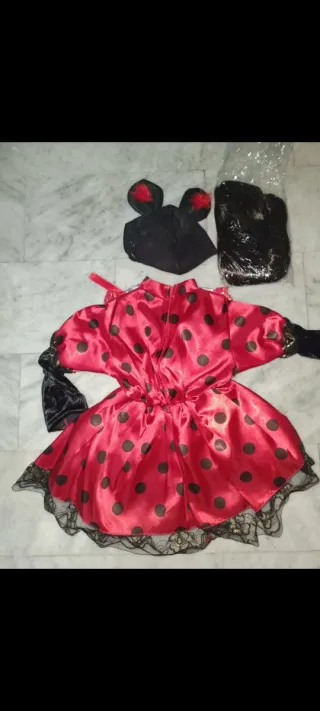 Vestito Topolina Carnevale Bambina