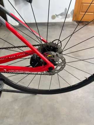 Bicicleta Carretera WRC Volcano Disc Roja talla 54