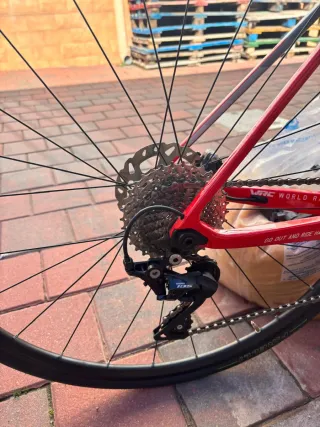 Bicicleta Carretera WRC Volcano Disc Roja talla 54