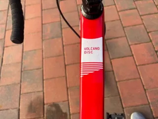 Bicicleta Carretera WRC Volcano Disc Roja talla 54