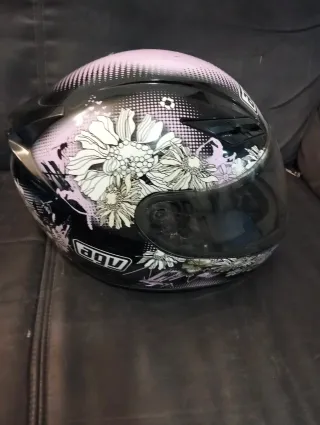 Casco Moto Integral AGV K-3 Diseño Floral