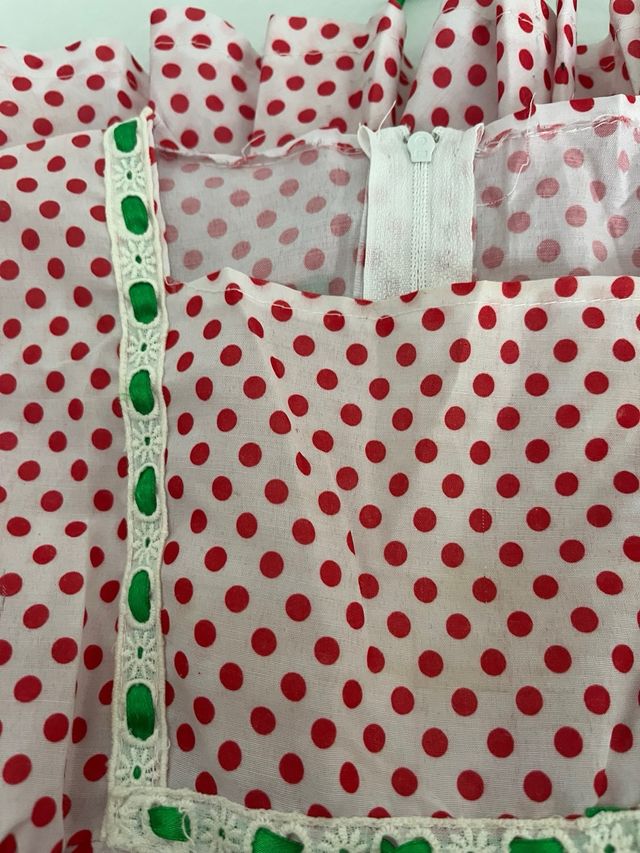 Traje Chulapa Niña Rojo Lunares