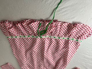 Traje Chulapa Niña Rojo Lunares