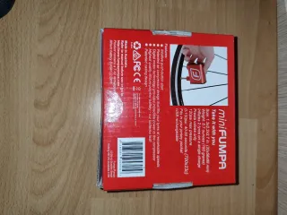 Compresor de aire fumpa pequeño rojo