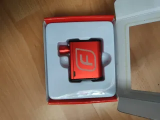 Compresor de aire fumpa pequeño rojo