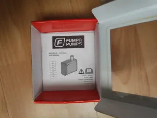 Compresor de aire fumpa pequeño rojo