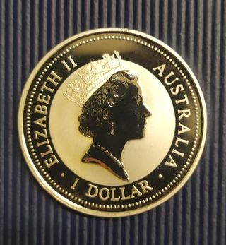 Australia -Kookaburra argento PROOF -anno 1996