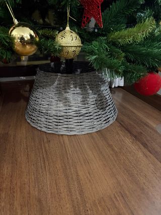 Árbol de Navidad 150cm con bolas, base y luces