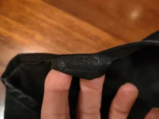 Mono vaquero negro con cordones