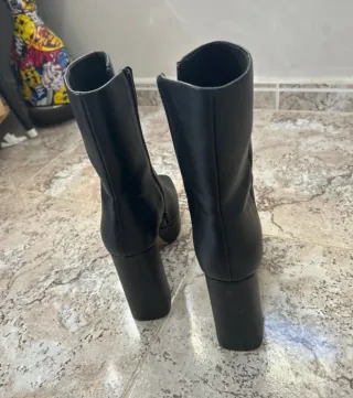 Botas altas negras con plataformas