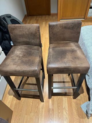 Juego de 2 sillas altas