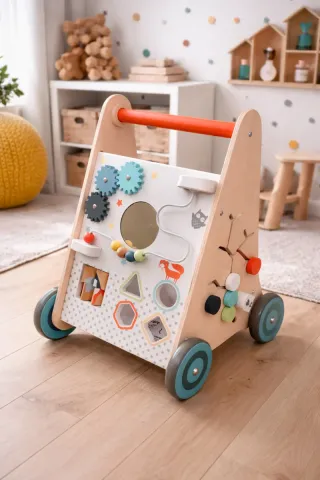 Andador de madera para bebés