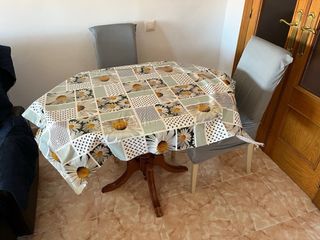 Mesa camilla extensible madera pino