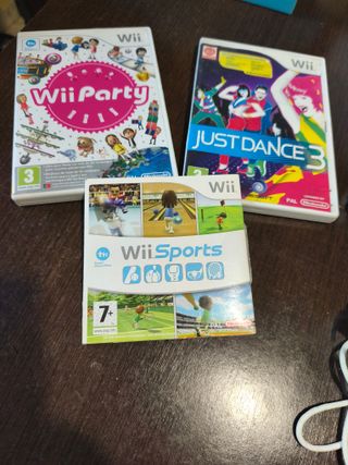 Consola Wii + Tabla Wii Fit Plus y juegos