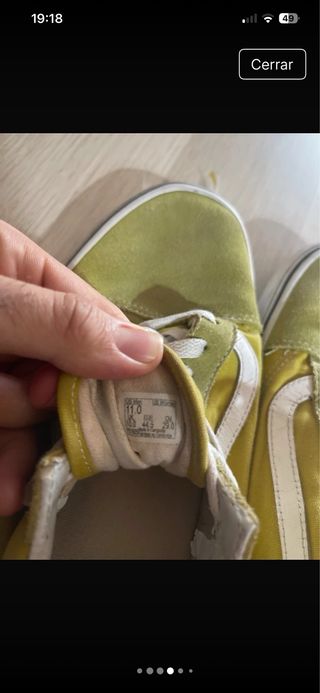 Vans Old Skool Amarillas Talla 42