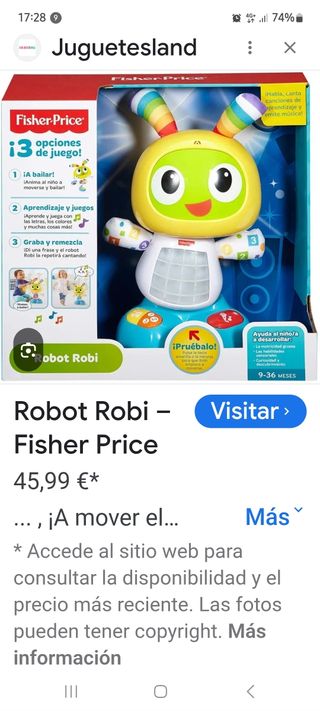 Robot Fisher-Price BeBo