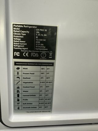 Nevera Coche BougeRV CRPRO 29L Negra#45656P