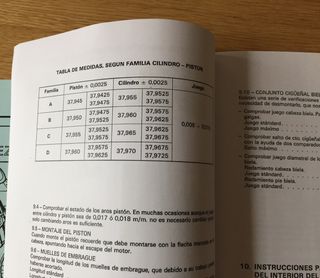 Manual de taller para motores DERBI 49 cc 4v - 6v