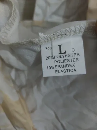 Vestido fiesta amarillo/blanco con flecos