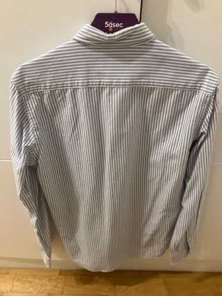 Camisa Scalpers rayas azul y blanco Talla M