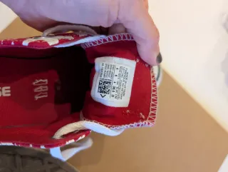 Converse All Star rojas con estrellas