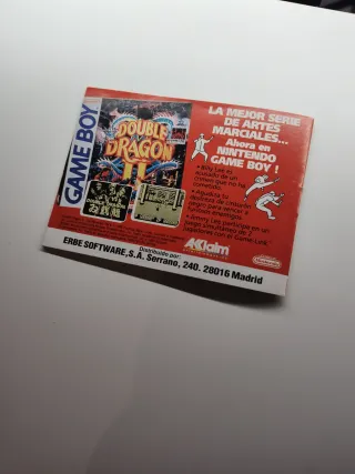 Terminator 2: Judgment Day Game Boy + Manual