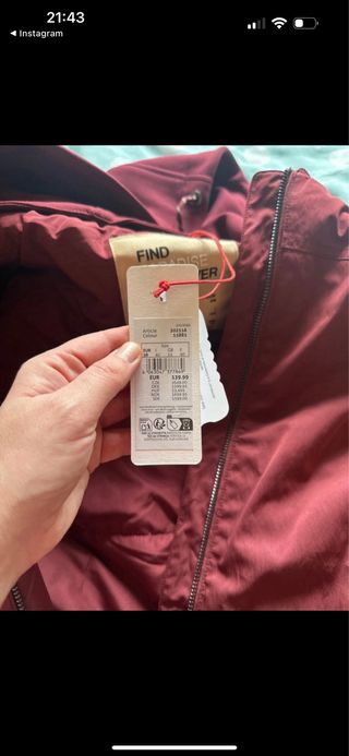 Chaqueta roja Whatever Talla M