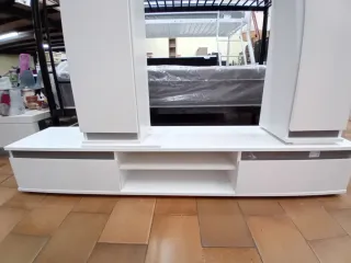 Mueble modular TV blanco