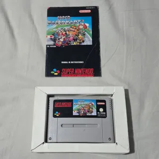 Super Mario Kart PAL España Super Nintendo SNES