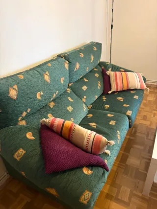 Sofá Cama Matrimonio Verde