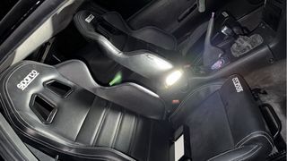 Asientos Deportivos Sparco Negro Piel