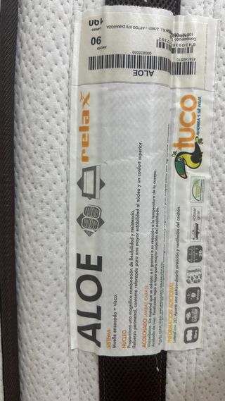 Colchón TUCO Aloe Vera Relax (90x190)